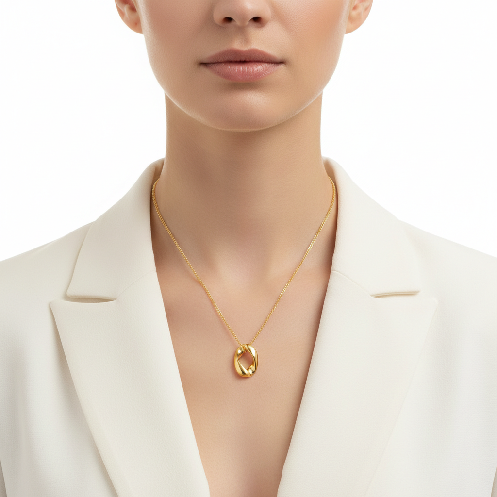 Colar com Pingente Elo Teste