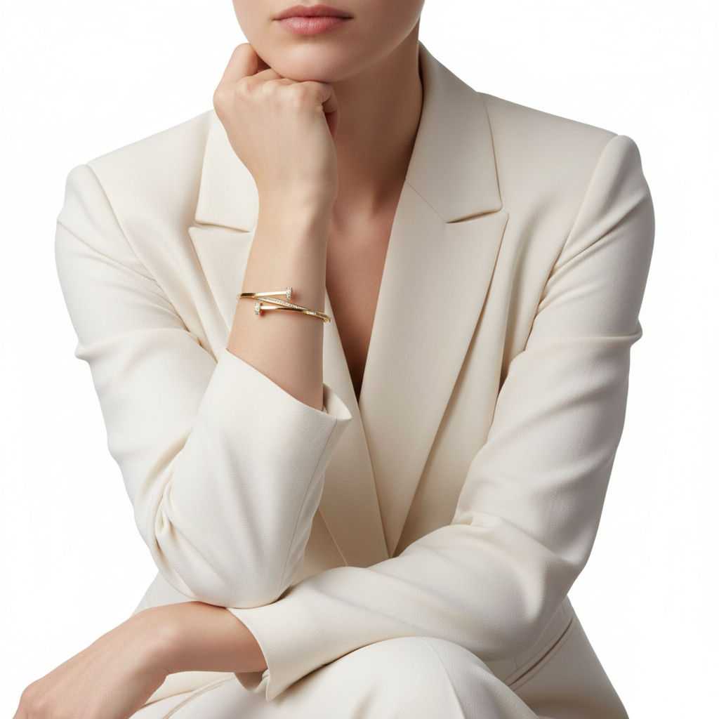 Bracelete Prego Zircônia Teste