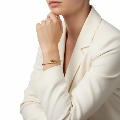 Pulseira Prego Cravejada Teste