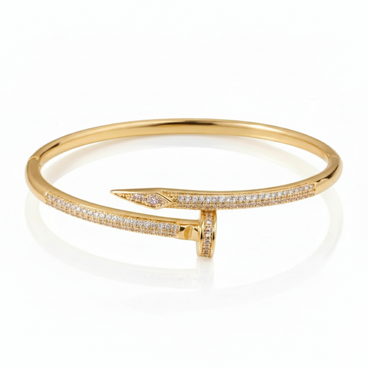 Pulseira Prego Cravejada Teste