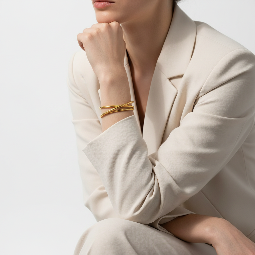 Pulseira Dourada Teste